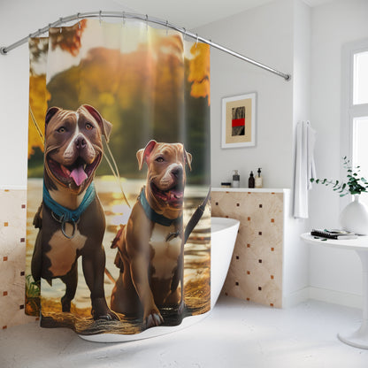 Pitt Bull Shower Curtain