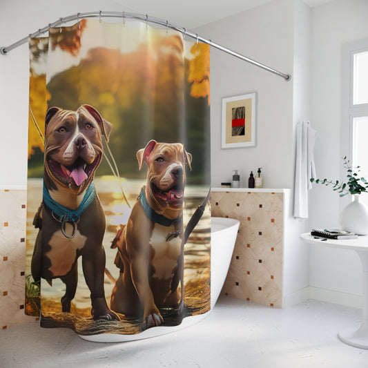 Pitt Bull Shower Curtain