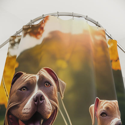 Pitt Bull Shower Curtain