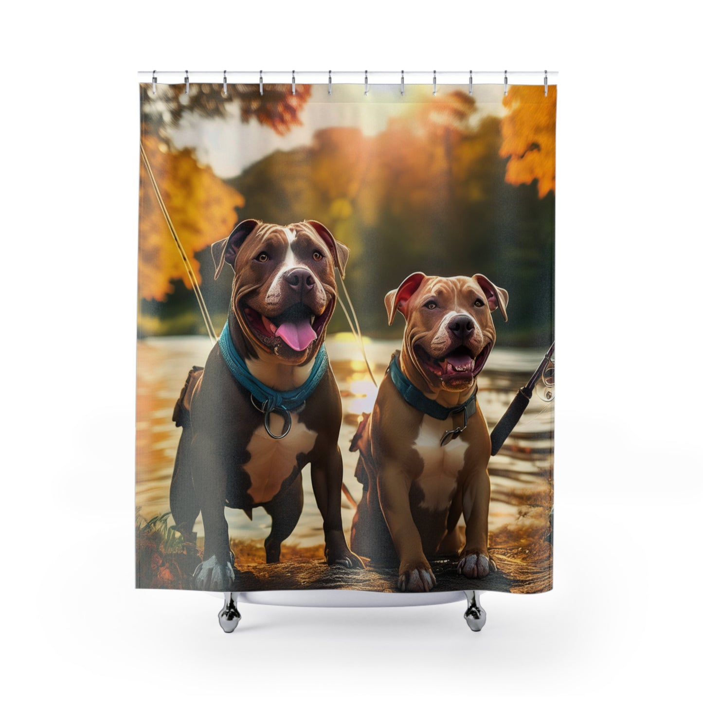 Pitt Bull Shower Curtain